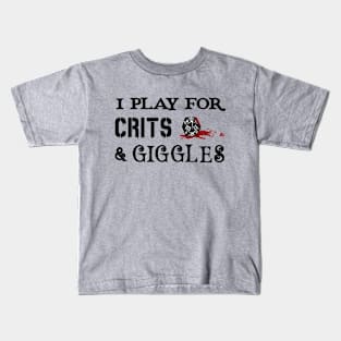 Crits and Giggles - Light Kids T-Shirt